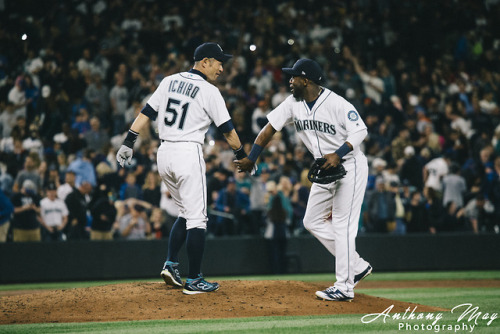 Ichiro Suzuki &amp; Guillermo HerediaSafeco FieldSeattle, Washington