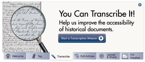 gov-info: NARA Gov Docs: Citizen Archivist Dashboard You can become a citizen archivist — just click