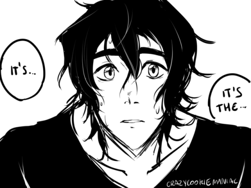 crazycookiemaniac: Hello here I am again with another cheesy Klance comic