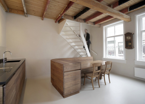 {Two different projects with a stair as a kind of central feature. The first five photos features an