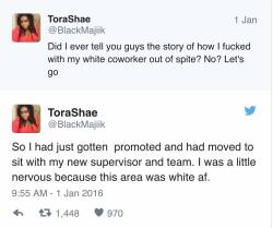 jeankd:  fauxpixiecut:  kissmyprettyblacksass:  talesofthestarshipregeneration:  renamok:   This woman confronts racism in the funniest way possible.  YESSSSSSS  I’m SCREAMING!  @darealtor  she’s my hero 