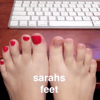 its-all-about-the-toes: sarahsfeet:  Painted vs bare! Reply to this post with which version of ‘sara