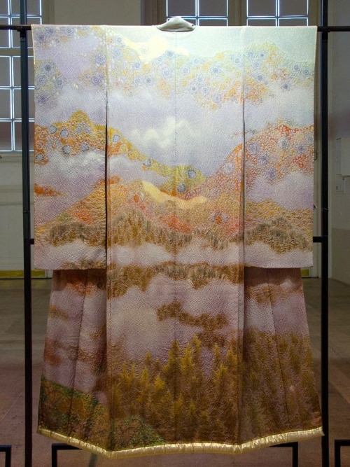 thekimonogallery: “Symphony of Light” - one of the most significant kimono creations of 
