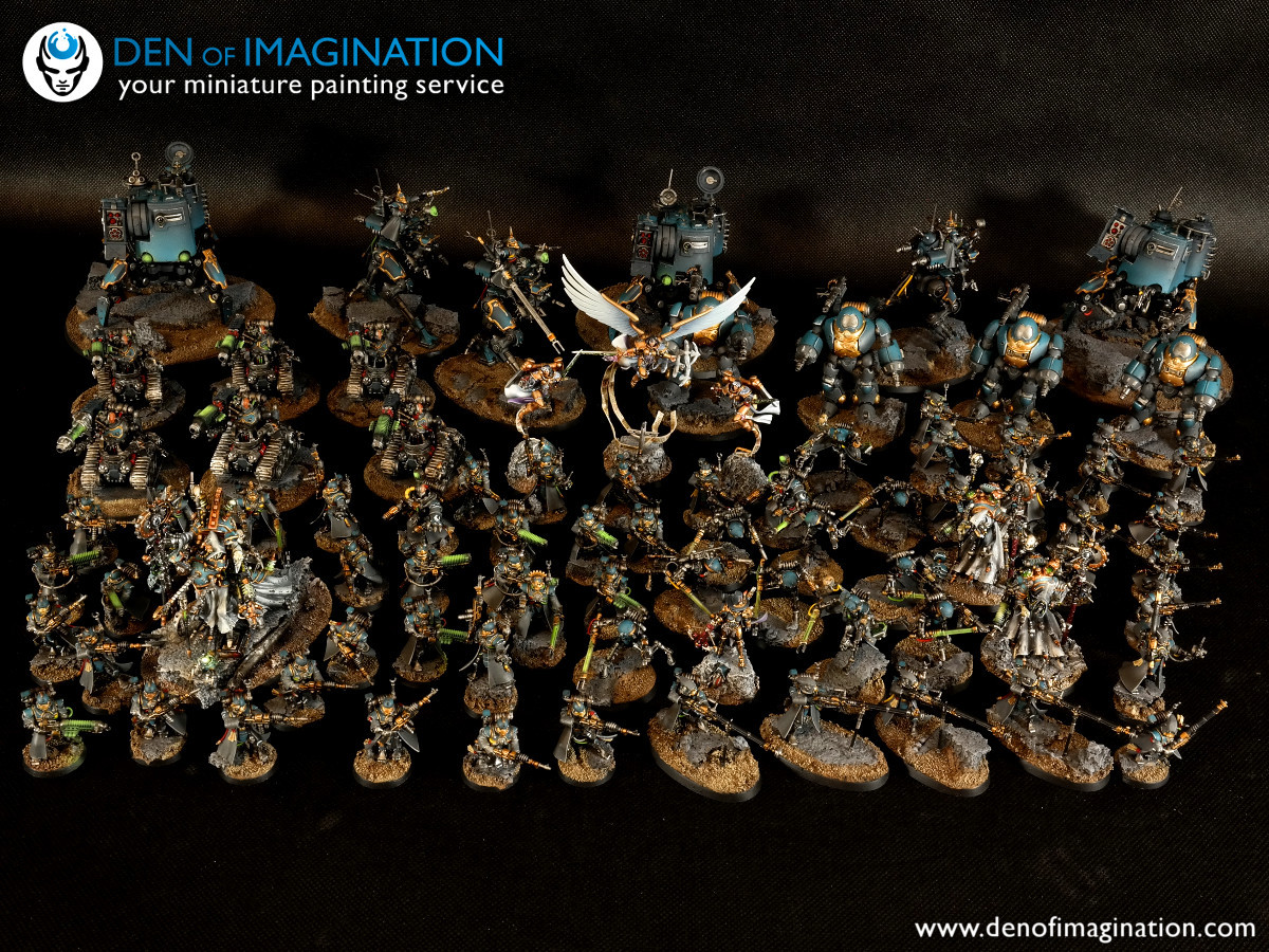 denofimagination-blog:  Skitarii Army - painted by Den of Imagination           
