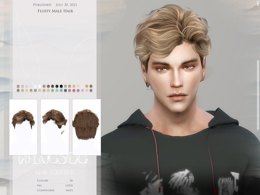 sims 4 guy hair styles cc tumblr