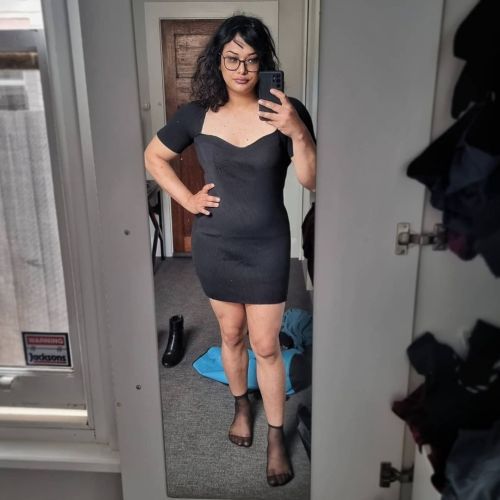 Like my style? Those socks are cute, aren&rsquo;t they? . . . . . #minidress #sheer #pantyhose #