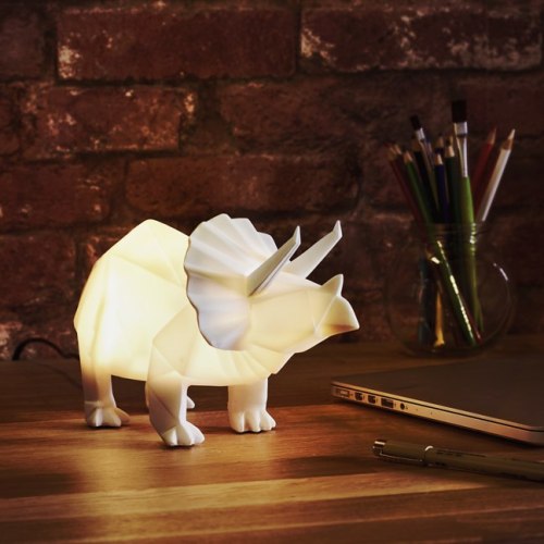 mymodernmetselects:LED Lights Have the Fierce Glow of Prehistoric BeastsLight your desk or bedside t