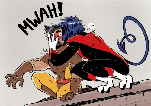 Who Doesn't Give Their Friends Good Luck Kisses Before Dangerous Missions?