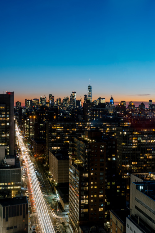 Manhattan as seen from the American Copper Buildings.