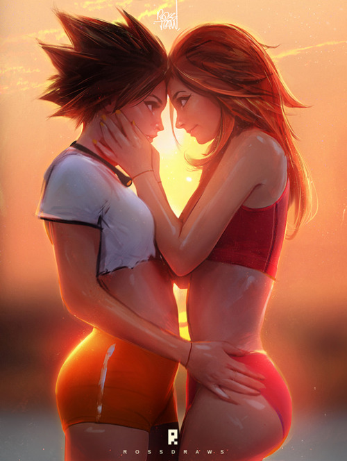 rossdraws:Here’s the final piece from the video! :) Love can come from anywhere, keep an open mind and open heart (▰˘◡˘▰) < |D’‘‘‘