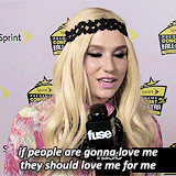 spacekesha-deactivated20151019:  “I’m a crusader for being yourself and loving