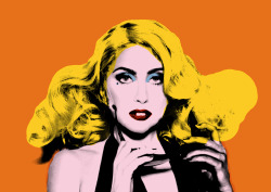 how-it-will-end:  Lady Gaga Pop art