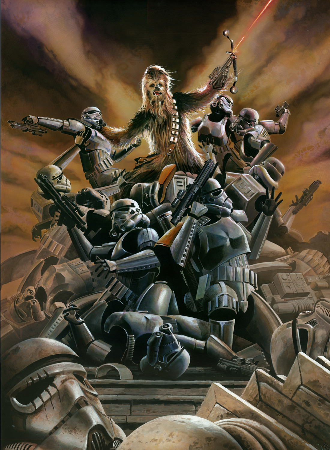 popadoc1:  http://popadoc1.tumblr.com/  Badass art by Brian Rood 
