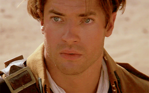 sasapodkopayevawieber:yocalio:Brendan Fraser as Rick O’Connell, The Mummy (1999) Dir. Stephen Sommer