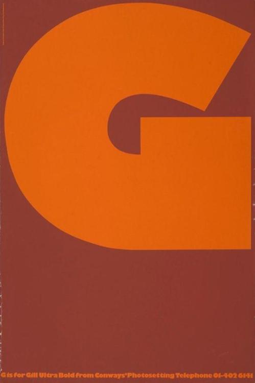 Pentagram Design, Poster campaign, 1976. For Conways Photosetting, London. Museum für Gestaltung Zur