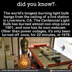 did-you-kno:  The world’s longest-burning