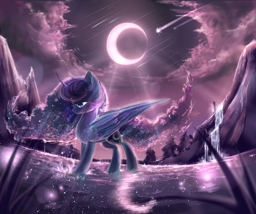 that-luna-blog:  Princess Luna by AquaGalaxy