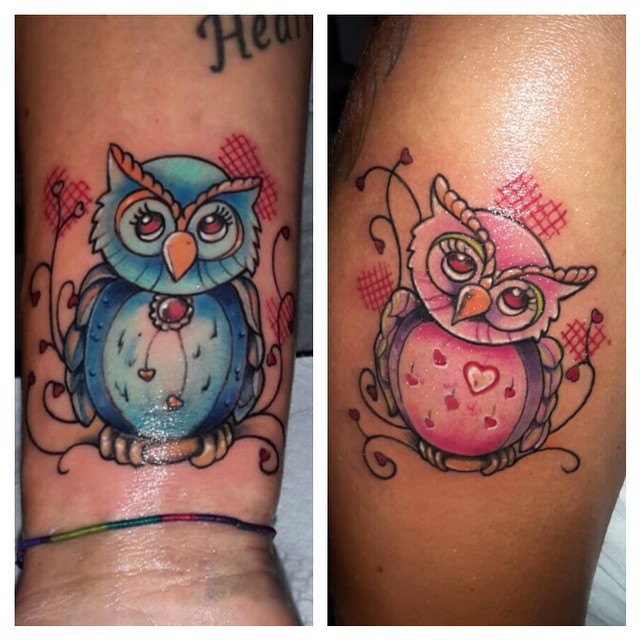 Tendenze Tattoo Gufetti By Giorgio Gufo Gufetto Civetta Owl