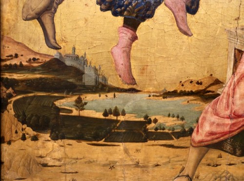 koredzas:Matteo di Giovanni - The Assumption of the Virgin. Detail. 1474