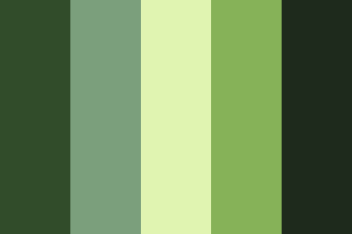 fivepointpalettes:  Mossworks #314c2a |