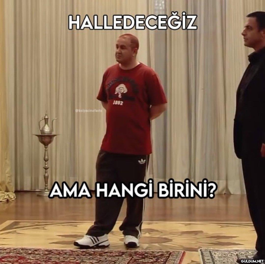 HALLEDECEĞİZ...