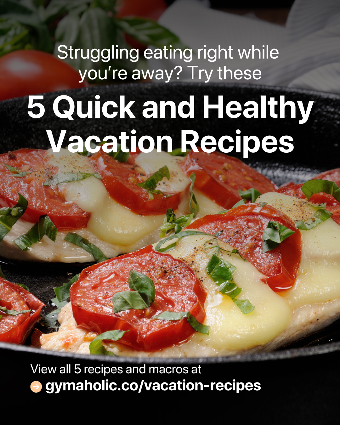 Whether you’re on vacation or simply want to keep watch of your nutrition,