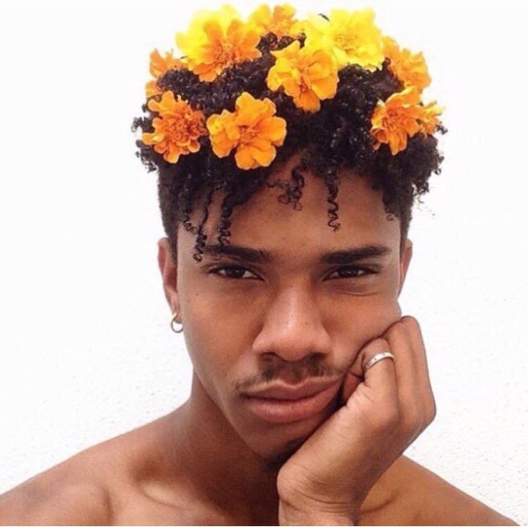 thetrippytrip:   “Feminine black men”   The model: Isaiah B. Photographer: Gina
