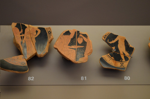 greek-museums:Archaeological Museum of Brauron:Fragments from vessels dedicated to the sanctuary (mo