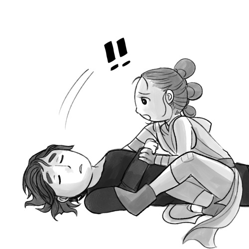 1ericayu1: My Reylo doodles (36/?) This is how the story ends, thank you. 
