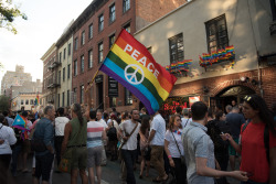 logotv:  Standing in solidarity together in NYC for those impacted by the tragedies in Orlando 💔 