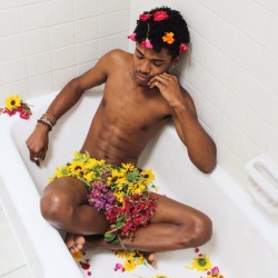 egotisticalgold: Flower boy 💐 pc: shotbyseth MYINSTAGRAM: @egotisticalgold 