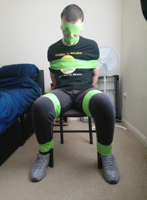 Back again after 18 months, taped to a chair gagged and blindfolded&hellip;.going nowhere. 