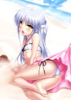 abaslev:  angel beats! bikini swimsuits tenshi