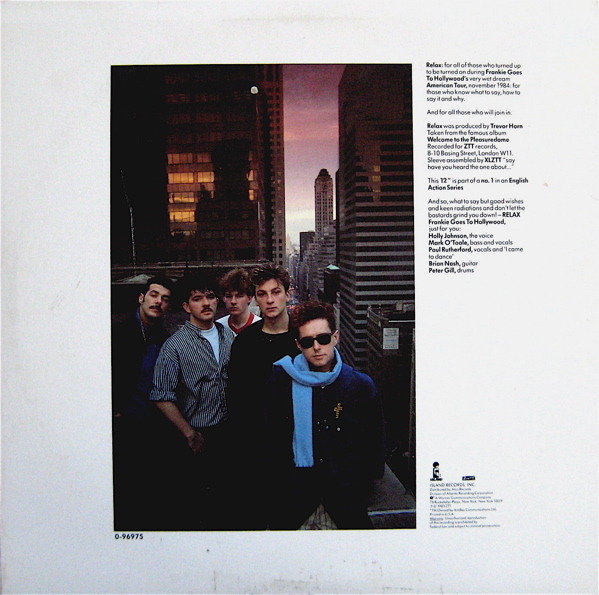 vinyloid:  Frankie Goes To Hollywood - Relax (U.S.)