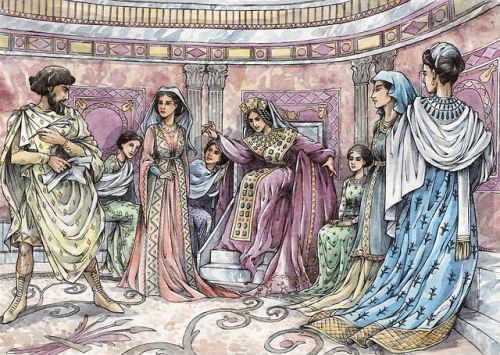 Procopius of Cesarea and Empress Theodora.(Book &ldquo;Secret History&rdquo; by Procopius is about T