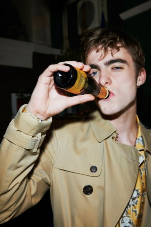 soultobeloved:  Lennon Gallagher at Dazed x Burberry party by Amelia Karlsen