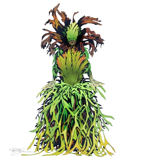 Some Time Ago, I Designed A Dryad For Every Platycerium/staghorn Fern Species I Have Or Have Had (my