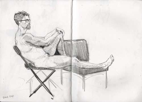 An art dump wouldnt be the same without some recent life drawings. Ive been told the model looks alo