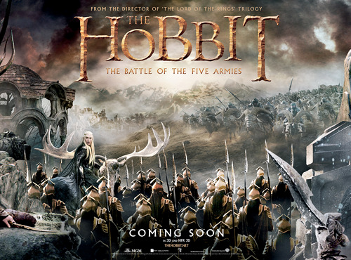 entertainingtheidea-deactivated:New banner for The Hobbit: The Battle of the Five Armies. 