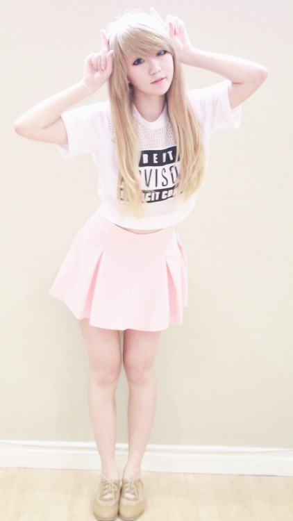 pinktokki:  shirt & skirt from sheinside Read More 