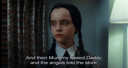 glitterswitch: capaldiandfreeman: Wednesday Addams is everything I love