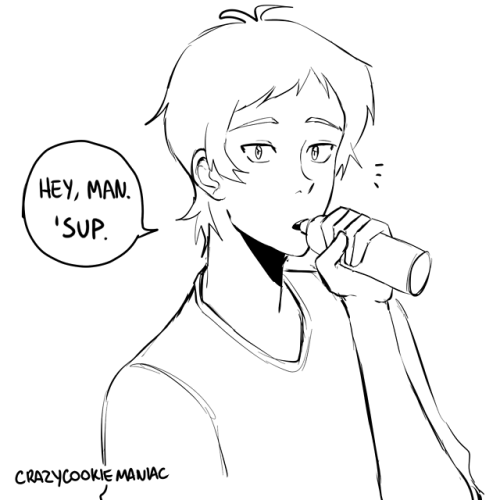 crazycookiemaniac: 1- if you’re wondering if Lance is going to be in all of my comics, then yo