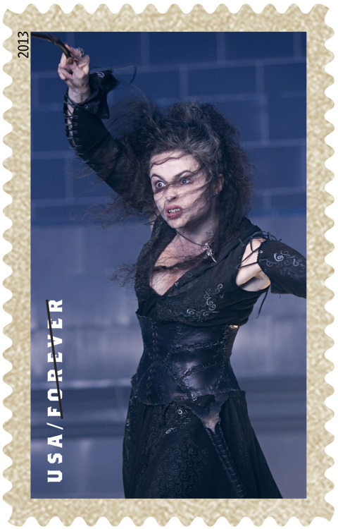 uspsstamps:The new limited-edition Harry Potter Forever® stamps feature your favorite Death Eater an