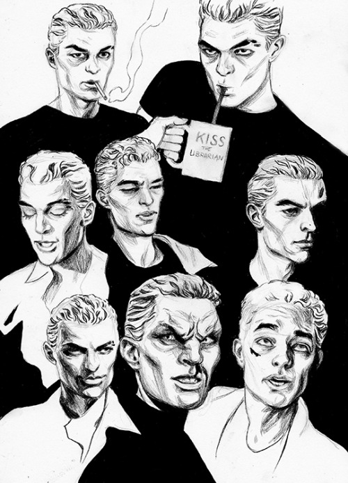 mymurphyillustration:portrait practice w Spike