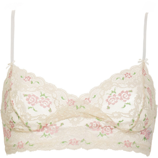 0selfharmismyfriend0:  Sale - Soft Bra / Floral Lace Lingerie Bra // Pastel Pink