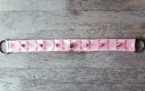 Cute made to order spikey collar ♥ https://www.etsy.com/ca/shop/Naughtypawsies