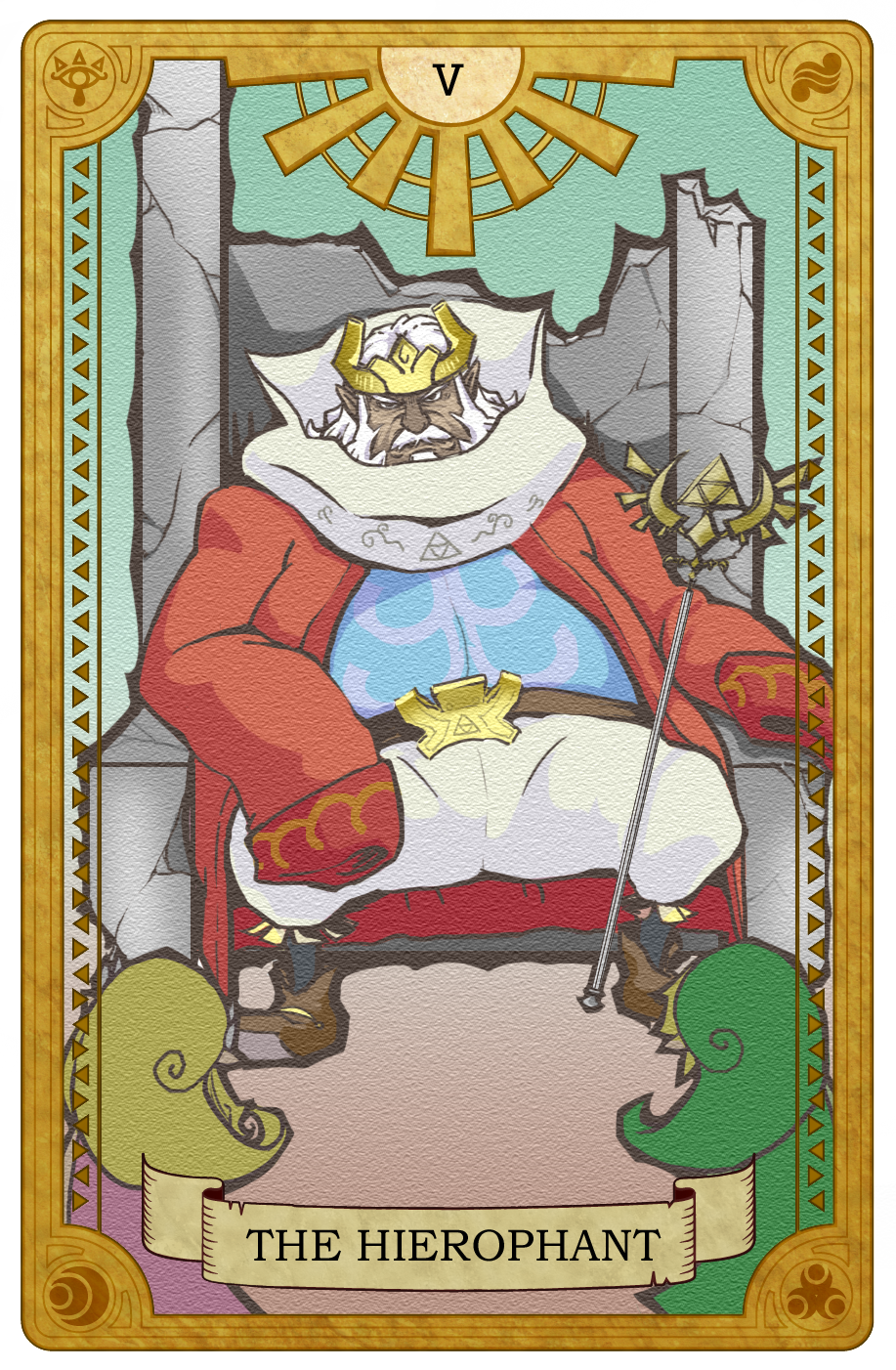                             The Legend of Zelda Tarot Cards 0 - IX