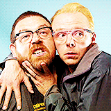 colourfulmotion: favourite comedian friendships: Simon Pegg and Nick Frost     