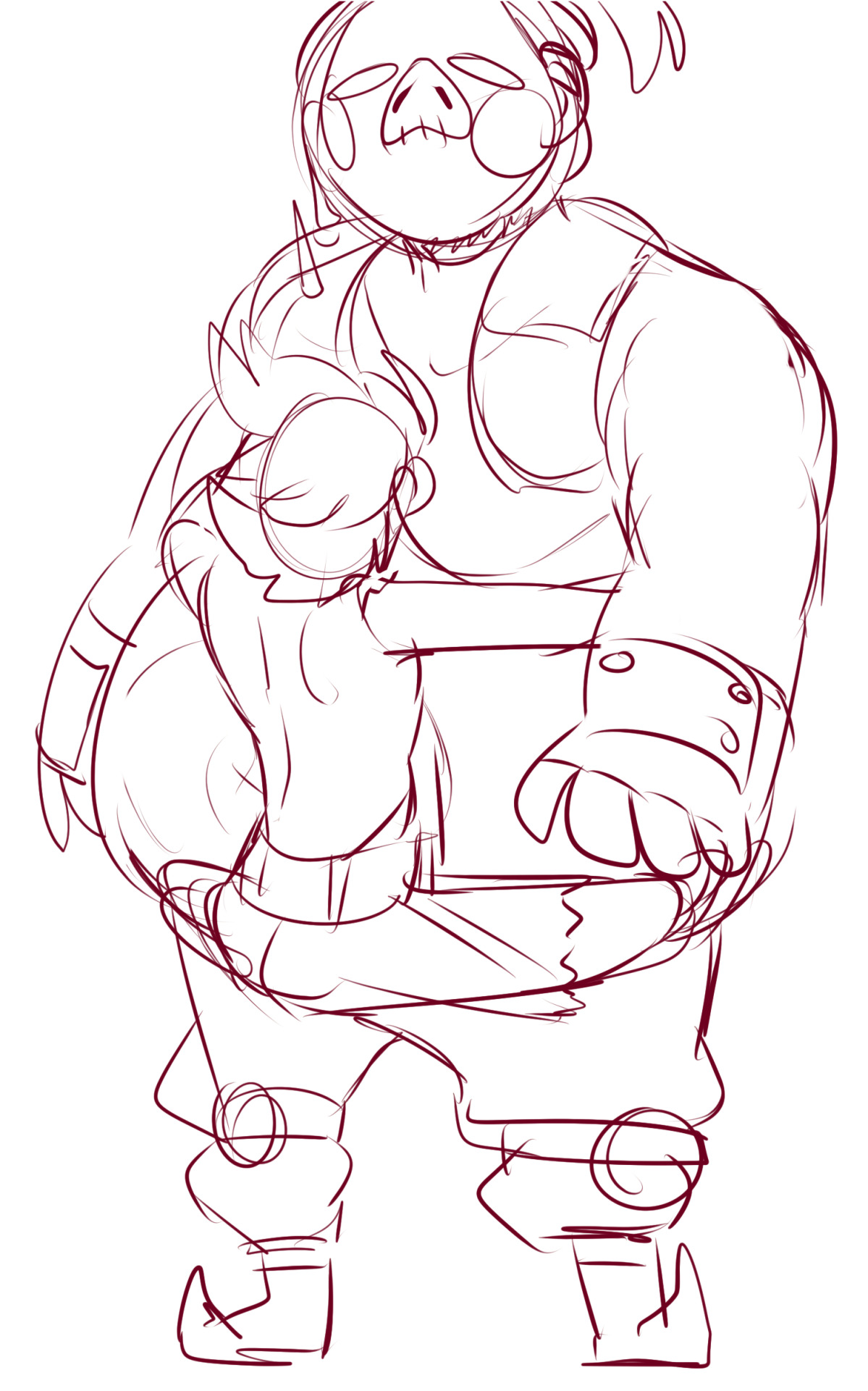 ttoba:  Please take these doodles of my gay sons. I bet Junkrat is a terrible boyfriend. 