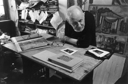 de-salva:Josef Sudek in his Studio (Atelier), Prague, Ex Czechoslovakia, 1975.Photo by Charles 